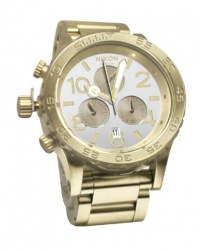 Nixon 51-30 Chrono Watch - Men's Champagne Gold/Silver, One Size Nixon 51-30 Chrono Watch - Men's Champagne Gold/Silver, One Size