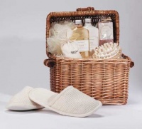 Spa In A Basket Wicker Chest Bath Items Massage Tools Spa In A Basket Wicker Chest Bath Items Massage Tools
