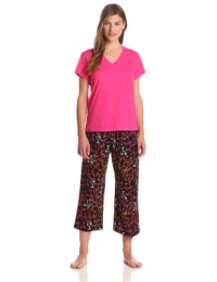 Hue Sleepwear Women's Sunrise Tini Capri Set Hue Sleepwear Women's Sunrise Tini Capri Set