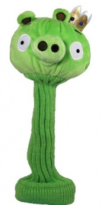 Angry Birds Golf Club Cover - King Pig Angry Birds Golf Club Cover - King Pig