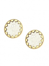 House of Harlow 1960 - White Sand Sunburst Button Studs House of Harlow 1960 - White Sand Sunburst Button Studs