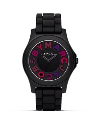 A striking watch from Marc by Marc Jacobs, the Sloane is rendered in cool tonal colors with bold contrast lettering along the face. A striking watch from Marc by Marc Jacobs, the Sloane is rendered in cool tonal colors with bold contrast lettering along the face.