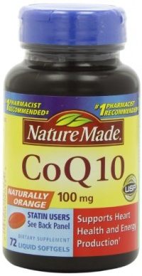 Nature Made CoQ10 100mg, 72 Softgels Nature Made CoQ10 100mg, 72 Softgels