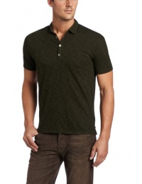 7 For All Mankind Men's Printed Slub Polo 7 For All Mankind Men's Printed Slub Polo