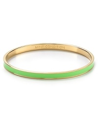 Crazy for color. This kate spade new york bangle is all about hue, engraved with some of the brand's favorite turns of phrase. Crazy for color. This kate spade new york bangle is all about hue, engraved with some of the brand's favorite turns of phrase.