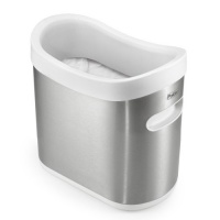Polder WB-1350-90 2-2/7-Gallon Grocery-Bag Bath Can, White Polder WB-1350-90 2-2/7-Gallon Grocery-Bag Bath Can, White