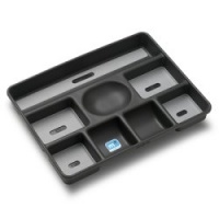 Madesmart 2 by 12 by 16-Inch 8 Compartment Tray, Granite Madesmart 2 by 12 by 16-Inch 8 Compartment Tray, Granite