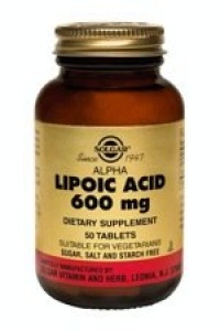 Solgar, Alpha Lipoic Acid, 600 mg, 50 Tablets Solgar, Alpha Lipoic Acid, 600 mg, 50 Tablets