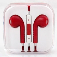 RainbowMOBO Stereo Earpods Earbuds Earphones Headphone Headset with Mic and Remote for Apple iPad3/2/1 iPhone 5 / 4S / 4G / 3GS / 3G Ipod Touch 5 Ipod 5th Ipod Nano 7 RED RainbowMOBO Stereo Earpods Earbuds Earphones Headphone Headset with Mic and Remote for Apple iPad3/2/1 iPhone 5 / 4S / 4G / 3GS / 3G Ipod Touch 5 Ipod 5th Ipod Nano 7 RED