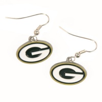 NFL Green Bay Packers Dangle Earrings NFL Green Bay Packers Dangle Earrings