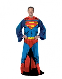 The Northwest Company 48-Inch by 71-Inch Adult Comfy Throw with Sleeves Being Superman Design The Northwest Company 48-Inch by 71-Inch Adult Comfy Throw with Sleeves Being Superman Design