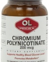 Olympian Labs Chromium Polynicotinate, Chromemate, 200mcg (Pack of 2) (Packaging May Vary)