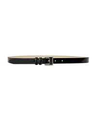Dress up any look with this shiny accent in smooth patent leather and glossy enamel. By Cole Haan. Dress up any look with this shiny accent in smooth patent leather and glossy enamel. By Cole Haan.
