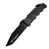 Smith & Wesson SWBG2T Border Guard 2 Rescue Knife with Tanto Blade, Glass Break, and Seatbelt Cutter, Black