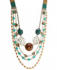 Lucky Brand Jewelry 'Into The Wild' Snake & Scarab Multi-Row Beaded Long Necklace EXQUISITE!!! Lucky Brand Jewelry 'Into The Wild' Snake & Scarab Multi-Row Beaded Long Necklace EXQUISITE!!!