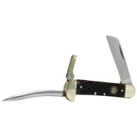 Schrade 735RPB Mariners Knife and Marlin Spike, Red Pick Bone Handle Schrade 735RPB Mariners Knife and Marlin Spike, Red Pick Bone Handle