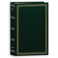 3-ring pocket HUNTER-GREEN album for 504 photos - 4x6 3-ring pocket HUNTER-GREEN album for 504 photos - 4x6