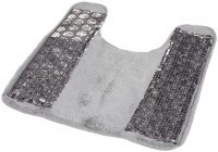 Popular Bath Sinatra Silver Contour Rug Popular Bath Sinatra Silver Contour Rug
