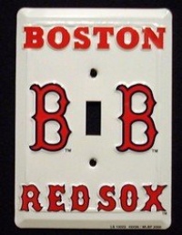 Boston Red Sox Light Switch Cover (single) Boston Red Sox Light Switch Cover (single)