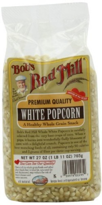 Bob's Red Mill Corn Popcorn White, 27-Ounce (Pack of 4) Bob's Red Mill Corn Popcorn White, 27-Ounce (Pack of 4)
