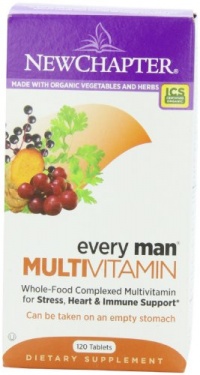 New Chapter Every Man Multivitamins, 120 Count New Chapter Every Man Multivitamins, 120 Count