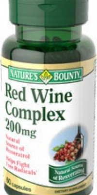 Natures Bounty Red Wine Complex 200mg 60 Capsules Natures Bounty Red Wine Complex 200mg 60 Capsules