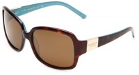 Kate Spade Women's LULU/P/S JEYP Rectangle Sunglasses,Tortoise Aqua Frame/Brown Lens,one size Kate Spade Women's LULU/P/S JEYP Rectangle Sunglasses,Tortoise Aqua Frame/Brown Lens,one size