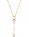 The Vatican Library Collection Crystal Pearl Cross Necklace