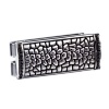 J.Goodman Sterling Silver Channel set Black Spinel Money Clip