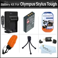 Battery And Charger Kit For Olympus Stylus Tough 8010 6020 TG-610 TG-810 TG-820 iHS, TG-830 iHS, TG-630 iHS Digital Camera Includes Extended (1000maH) Replacement LI-50B Battery + AC/DC Charger + STRAP FLOAT + Screen Protectors + + USB 2.0 SD Reader +MorE Battery And Charger Kit For Olympus Stylus Tough 8010 6020 TG-610 TG-810 TG-820 iHS, TG-830 iHS, TG-630 iHS Digital Camera Includes Extended (1000maH) Replacement LI-50B Battery + AC/DC Charger + STRAP FLOAT + Screen Protectors + + USB 2.0 SD Reader +MorE