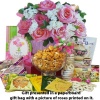 Art of Appreciation Gift Baskets   Blooming Gift Bag of Tea, Sweets and Treats