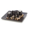 Gifts & Decor Tealight Candleholder Plate Light Set with Elephant Figure