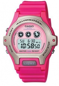 Casio Women's Watch Pink Resin Strap Lw202h-4av Casio Women's Watch Pink Resin Strap Lw202h-4av