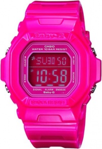 Casio Women's BG5601-4DR Baby-G Square Luminous Color Pink Digital Watch Casio Women's BG5601-4DR Baby-G Square Luminous Color Pink Digital Watch