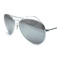 Aviator Sunglasses Silver Frame Mirror Lens Aviator Sunglasses Silver Frame Mirror Lens