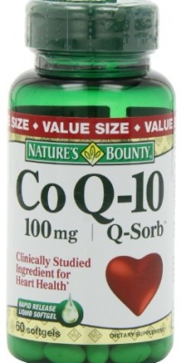 Nature's Bounty Q-Sorb Co Q-10 100 Mg., 60 Softgels Nature's Bounty Q-Sorb Co Q-10 100 Mg., 60 Softgels