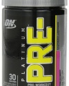 Optimum Nutrition Platinum, Pre- Raspberry Lemonade 30 servings 8.45 Ounce