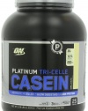 Optimum Nutrition Platinum Tri-Celle Casein, Vanilla Bliss, 2.37 Pound