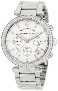 Michael Kors Parker Glitz Watch, Silver Color Michael Kors Parker Glitz Watch, Silver Color