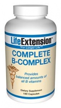 Life Extension, COMPLETE B COMPLEX 180 CAPSULES Life Extension, COMPLETE B COMPLEX 180 CAPSULES