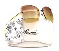 Gucci GG4217/S Sunglasses - 0KU2 Palladium/Yellow (CL Light Brown Gradient Lens) - 62mm Gucci GG4217/S Sunglasses - 0KU2 Palladium/Yellow (CL Light Brown Gradient Lens) - 62mm