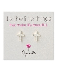 When it just takes a little something, these Dogeared cross earrings are a meaningful statement. When it just takes a little something, these Dogeared cross earrings are a meaningful statement.