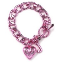 Juicy Couture 'Dreaming in Color' Neon Pink Starter Charm Bracelet Juicy Couture 'Dreaming in Color' Neon Pink Starter Charm Bracelet