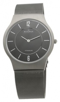 Skagen Men's 233LTTM Titanium Mesh Watch Skagen Men's 233LTTM Titanium Mesh Watch