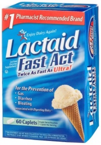 Lactaid Fast Act Lactase Enzyme Supplement, 60 Count Lactaid Fast Act Lactase Enzyme Supplement, 60 Count