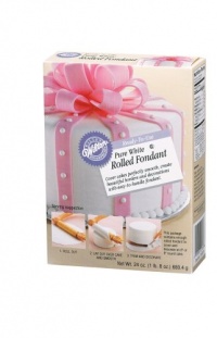 Wilton Pure White Rolled Fondant, 1-Pound 8-Ounce Wilton Pure White Rolled Fondant, 1-Pound 8-Ounce