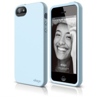 elago S5 Flex Case for iPhone 5 - eco friendly Retail Packaging - Cotton Candy Blue