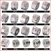DUMAN 20pcs Silver Clasp Spacer Stopper charms Fit Pandora Chamilia Style Bracelet & Necklace PP20-2 DUMAN 20pcs Silver Clasp Spacer Stopper charms Fit Pandora Chamilia Style Bracelet & Necklace PP20-2