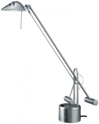 Normande Brushed Steel Halogen Desk Lamp (Not CA Compliant) Normande Brushed Steel Halogen Desk Lamp (Not CA Compliant)