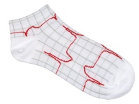 Prestige Medical 377-hrb Heartbeat Nurse Socks Prestige Medical 377-hrb Heartbeat Nurse Socks